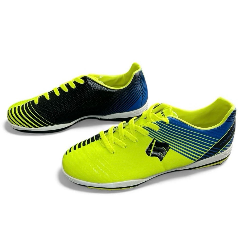 Gavin Indoor Soccer Shoe Yellow and blue Soccer Cleats new with tag men’s